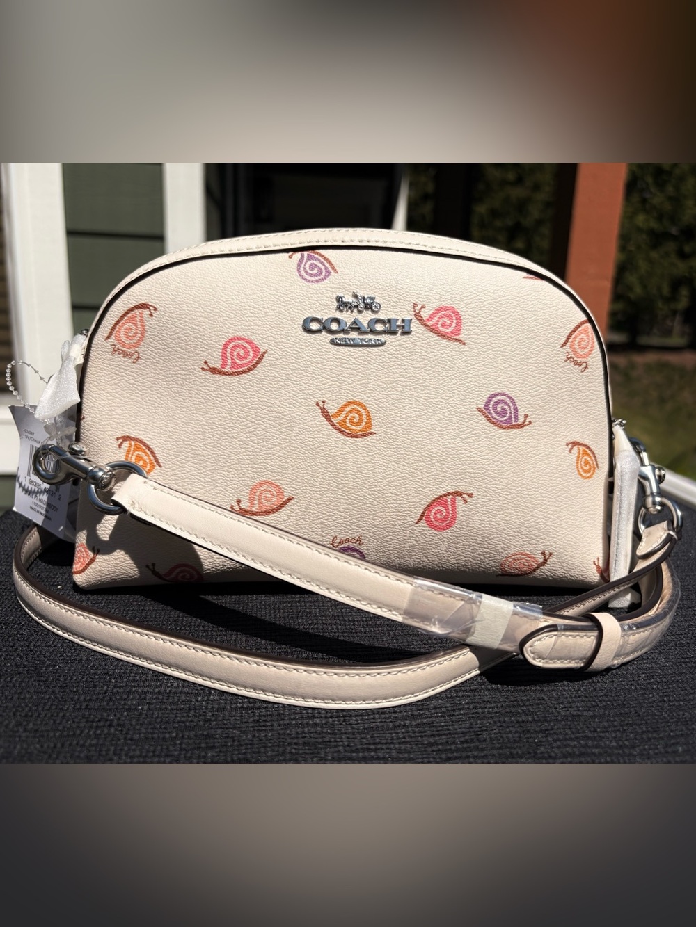 NWT COACH Madi Crossbody Bag With Snail Print CV267
